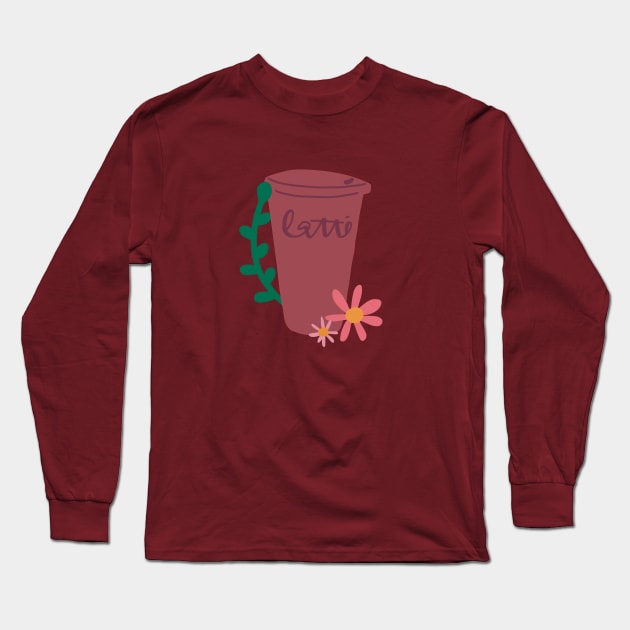 Latte Long Sleeve T-Shirt by Haleys Hand